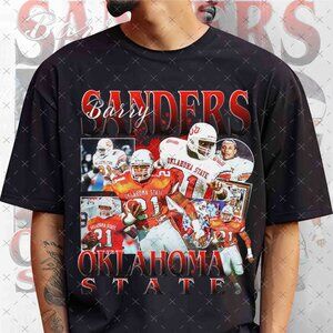 Vintage 90s Barry Sanders Bootleg Rap Tee, Retro Barry Sanders Football T-shirt